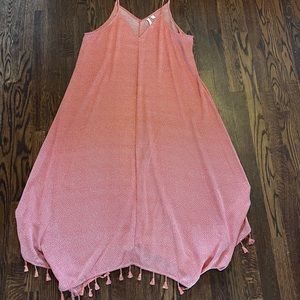 Lauren Conrad Flowy Sun Dress with Tassels